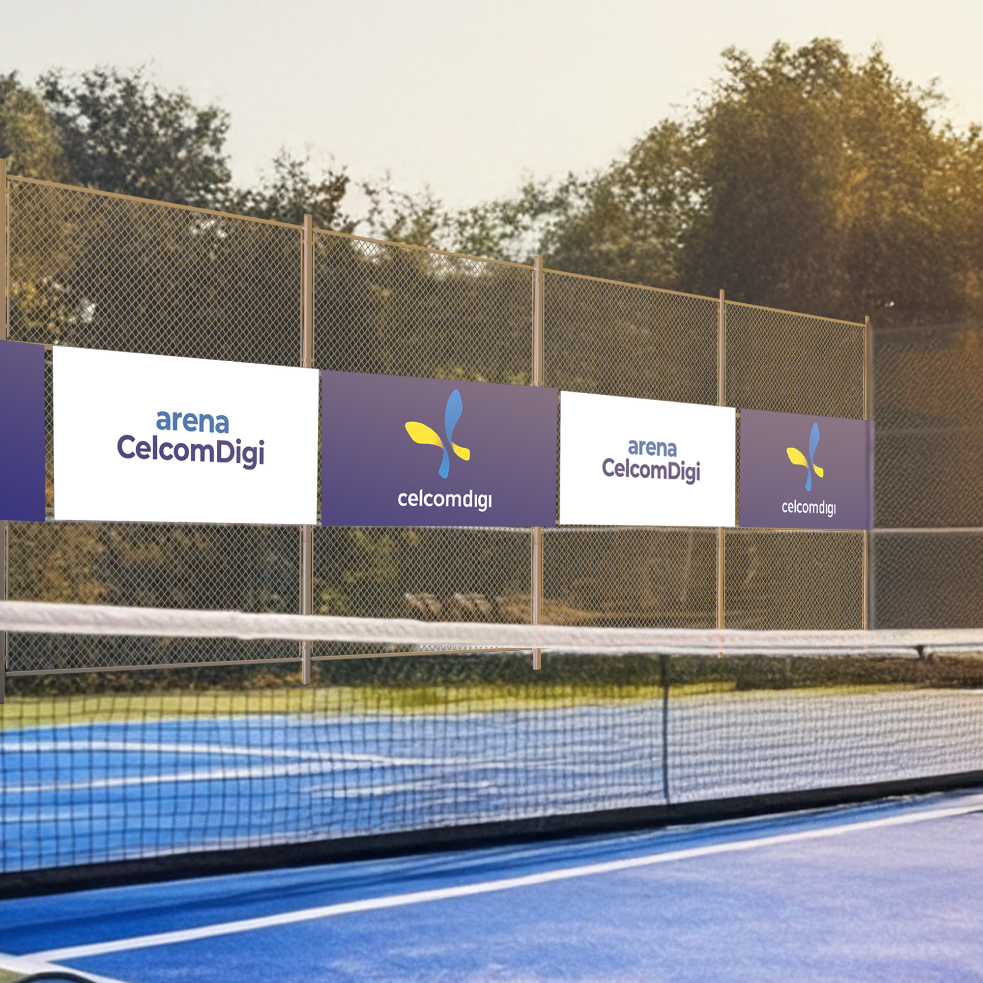 Court-side Banners & Fence and Wall Branding
